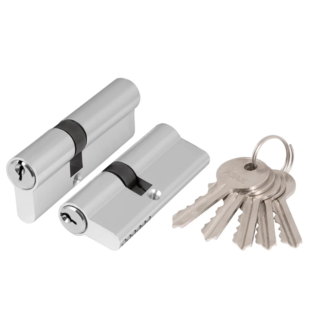 Фото Цилиндровый механизм (AX100/90) AX1000Key90 (40+10+40) CP хром