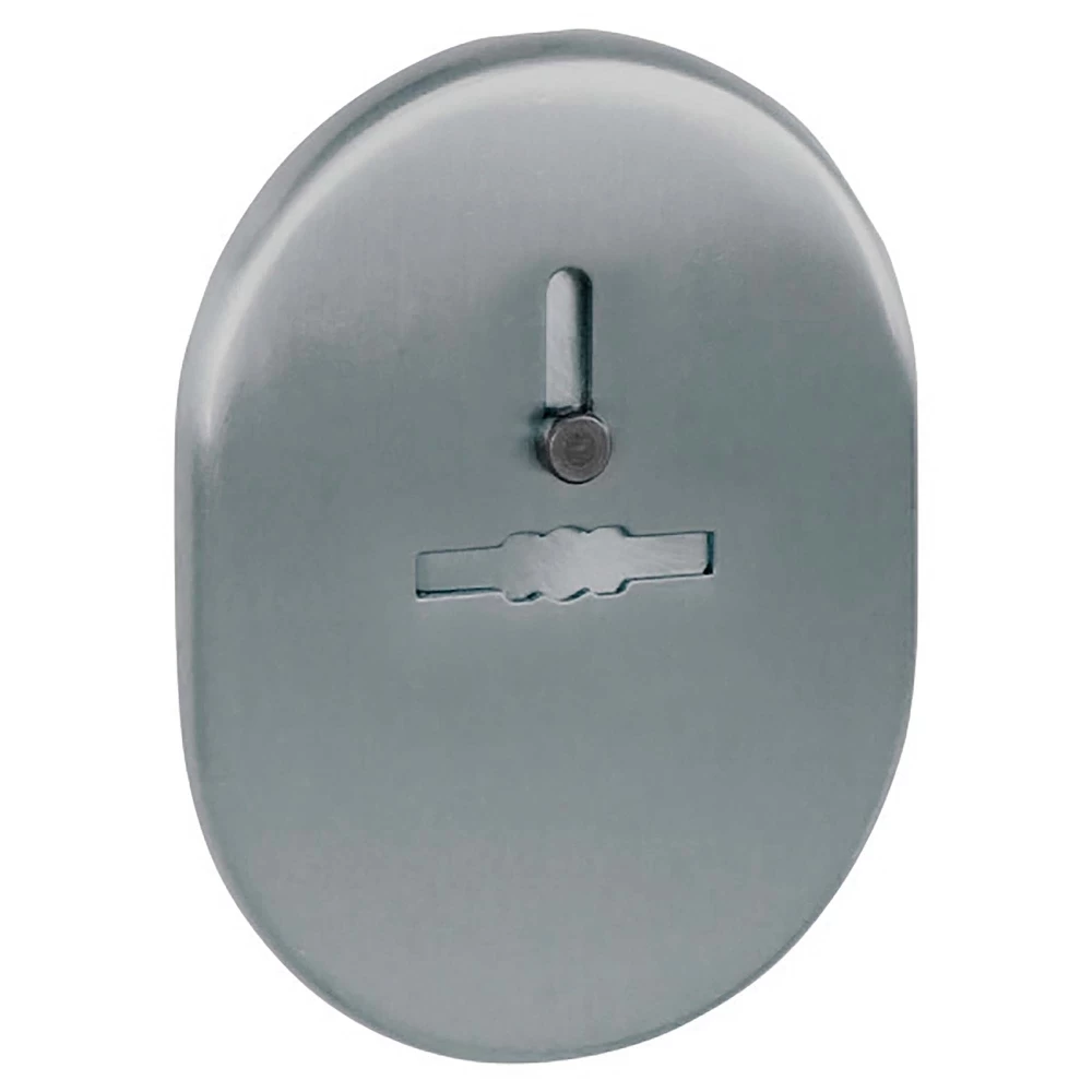 Фото Накладка на сувальдный замок ESC.S-lift.SF/OV.476 (ESC 476) с шторкой SN мат.никель