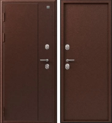 Дверь V-01 медь антик - медь антик