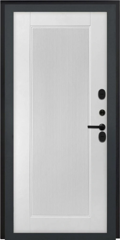 Входная дверь ДвериПРО Берген ПВХ 10мм Астрод Velutto Bianco DPRO204708 внутренняя сторона