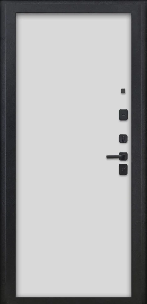 Входная дверь ДвериПРО Термо серебро Гладкая Белый матовый DPRO227900 внутренняя сторона