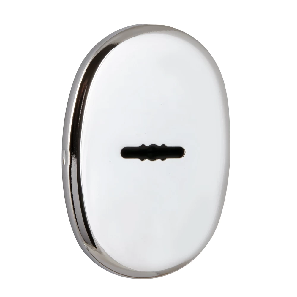 Фото Накладка на сувальдный замок ESC.S-auto.ECO/OV.477 (ESC 477 eco) с авт. шторками CP хром