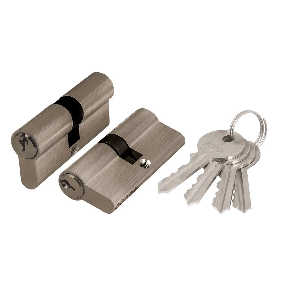 Фото Цилиндровый механизм (AX100/70) AX1000Key70 (30+10+30)/HD AB бронза 4Key