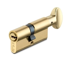 Цилиндровый механизм с вертушкой 164 BM/80 (35+10+35) mm латунь 5 кл.