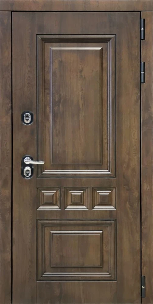 Входная дверь ДвериПРО Аура Экошпон СБ-3 (16мм, капучино) DPRO204842 внешняя сторона