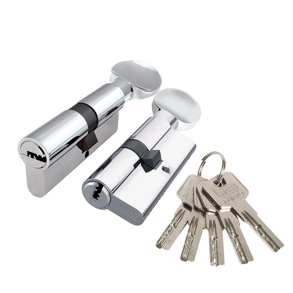 Фото Цилиндровый механизм Z3002Knob100(40+10+50) с вертушкой CP хром