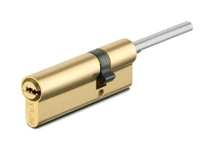 Цилиндровый механизм под вертушку (дл.шток) 164 SX/86 (50+10+26) mm латунь 5 кл.