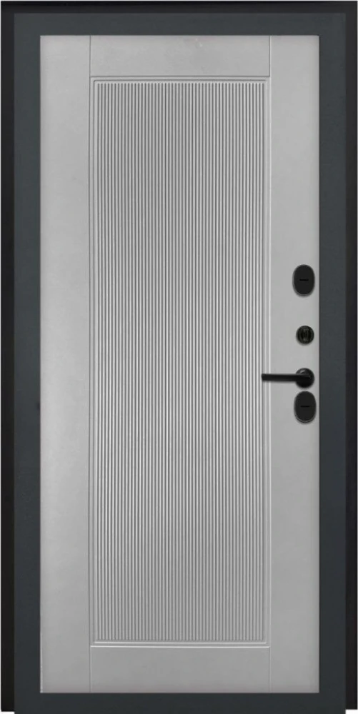 Входная дверь ДвериПРО Берген ПВХ 10мм Астрод Velutto Grigio DPRO204613 внутренняя сторона