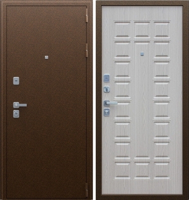 Дверь Спартак беленный дуб