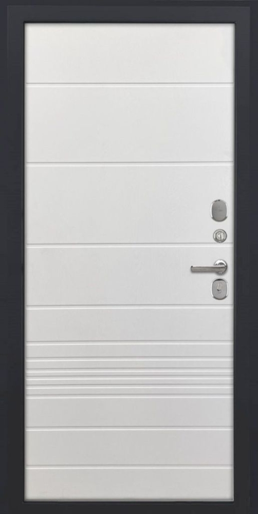 Входная дверь ДвериПРО Квадро ФЛ-700 (10мм, ясень белый) DPRO196544 внутренняя сторона